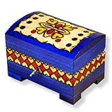 Blue with Hearts and Dots 5 x 3