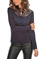 La Bella Donna Camiseta Manga Larga Zoe (Azul Marino)