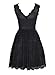 LOVEBEAUTY® Women's Elegant Lace V-neck Short Prom Dress Bridesmaid Dresses