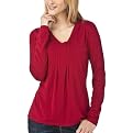 Merona® Women's Long Sleeve V-Neck Top - Ruby Slipper