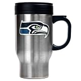 Seattle Seahawks 16oz Stainless Steel Travel Mug (Primary Logo)