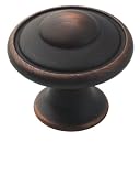 Amerock BP53002-ORB Allison Discus Knob 1-1/4-Inch Diameter, Oil Rubbed Bronze