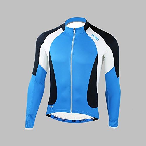 SUN Men's Cycling Jacket Outwear Long Sleeve Coat Outdoor Sports Windproof Jersey SCS213 Blue XL