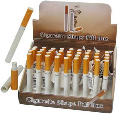 Eros Hosiery LUCPBCG Cigarette shaped pill box Case Of 108