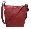 Coach Leather Red Legacy Convertible Duffle Hobo Handbag 19889 Black Cherry
