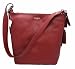 Coach Leather Red Legacy Convertible Duffle Hobo Handbag 19889 Black Cherry