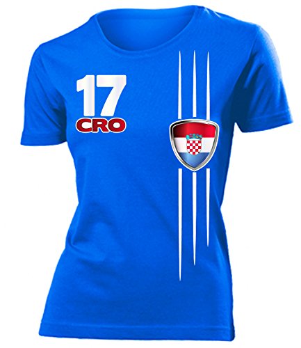 FUSSBALL – KROATIEN FANSHIRT 4300(F-B) Gr. S