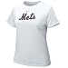 Nike New York Mets White Ladies Authentic Crew T-shirt (Medium)