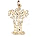 14kt Yellow Gold Jamaica Pendant