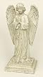 Set of 2 Inspirational Statuary Praying Angel Outdoor Garden Statues 15"