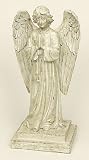 Set of 2 Inspirational Statuary Praying Angel Outdoor Garden Statues 15
