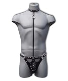 Male Power Men's Fetish Lingerie, Tormentor, Black, Large/Xlarge