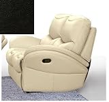Armen Living Lc85522Bl 8552 Idaho Loveseat Black Leathermatch