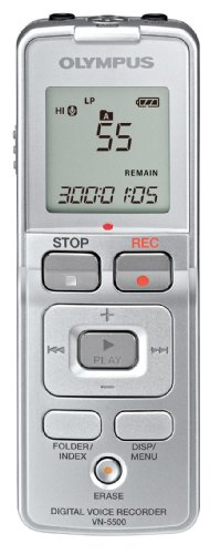 Olympus VN-5500PC - Digital voice recorder - flash 512 MB - WMA