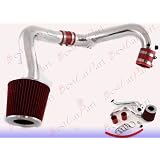 01 02 03 04 05 Honda Civic 1.7L MT Cold Air Intake + Red Filter CHD9R by Click 2 Go