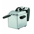 Waring DF55 Professional Mini 1-2/7-Pound-Capacity Stainless-Steel Deep Fryer
