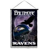 Baltimore Ravens Photo Real Wall Hanging (28x41) - NFL Football Sports Fan Shop