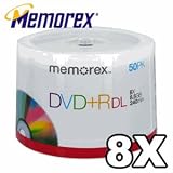 Memorex - 50 x DVD+R DL - 8.5 GB ( 240min ) 8x - spindle - storage media