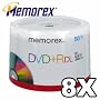 Memorex - 50 x DVD+R DL - 8.5 GB ( 240min ) 8x - spindle - storage media