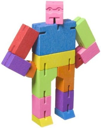 Micro Cubebot Brain Teaser Puzzle, Multi-Color by Areaware