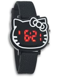 Viliysun New 2014 Fashion Cute Hello Kitty LED Wrist Watch For Woman Lady Girl Children Gift (Black)