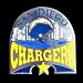 Glossy NFL Team Pin - San Diego Chargers