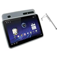rooCASE 2n1 Silicone Skin Case Cover and Capacitive Stylus Pen for Motorola XOOM Tablet
