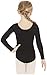 Capezio Little Girls' Classic Long Sleeve Leotard, Black, Toddler (2-4)