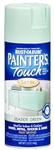 Rust-Oleum 240266 Painter's Touch Satin Spray, Seaside Green, 12-Ounce