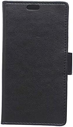 MINUO - Galaxy J5 Case, [Black] Luxury Magnetic Closure Wallet Folio Case Flip Cover with Card Slots & Stand Feature for Samsung Galaxy J5
