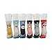 FloraKoh Women Cotton Crew Casual Socks 6 Pair Pack Colors (Animal)