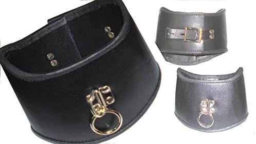 Thick Leather Collar with Ring for Bondage Ropes and Accessories - Unleash Your Inner Fantasies