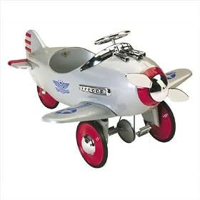 Pursuit Pedal Plane in Silver by 