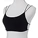 Creazy Women Crop Tops Strap Vest Cut Out Shirt Beach Tank (Black)
