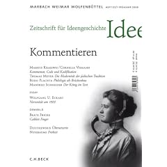 Zeitschrift f�r Ideengeschichte, Jg.2009/1 : Kommentieren