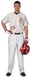 Rawlings Youth Relaxed Fit YBP95MR Pinstriped Baseball Pant, White with Black Pinstripes, Youth Large