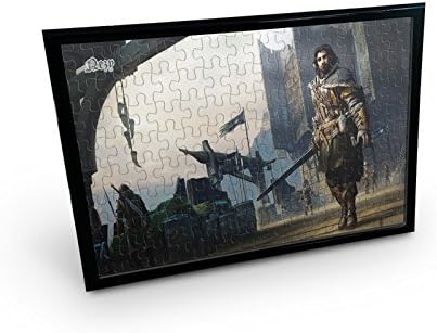 NEZY Adventure Game Middle-Earth 120 Pieces Jigsaw Puzzle with Table Photo Picture Home Decor Frame (11.4" x 7.9") - PUZME05