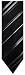 Men's Kenneth Cole New York Necktie Neck Tie Black and Silver