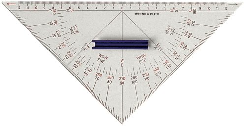 SportingGoods: Weems & Plath Marine Navigation Protractor Triangle with Handle