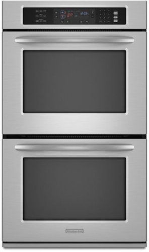 KitchenAid Architect Series II: KEBS208SSS 30'' Double Electric Wall Oven with Even-Heat True Convec