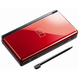 Nintendo DS Lite - Crimson Red and Black