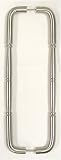 Top Knobs, Door Pulls - M716-18 pair, Back to Back Passage Door Pull in Brushed Satin Nickel