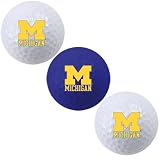 Michigan Wolverines 3-Pack Golf Balls