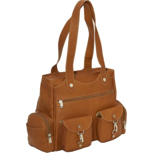 Piel Leather Carry-All Ladies Traveler