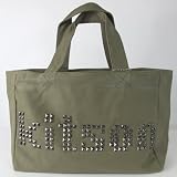 kitson(キットソン) しっぽファー付 トートバッグ カーキ【並行輸入品】 ファー