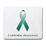 Leukemia Awareness Ribbon Mouse Pad