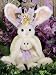 Beatrix & Bunny Bearingto White Rabbit Holding Baby Rabbit 14