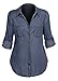 Women's Plus Size Denim Top