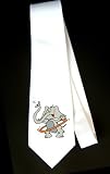 Party Decoration Necktie with hula, hoop, playing, elephant, twirling