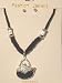 Sterling Silver Plated with Simulated Onyx Pearl Necklace Sparkling Crystals Large On...